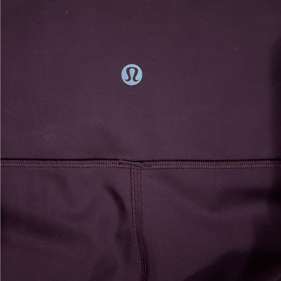 Lululemon Wunder Train High-Rise Tight Cassis (burgundy) size 16 RLT3-7 - Picture 3 of 6